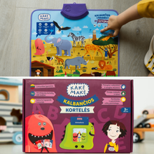 Įkelti vaizdą į galerijos rodinį, Kakė Makė kalbančios raidės ir gyvūnai bei Kakė Makė kalbančios kortelės