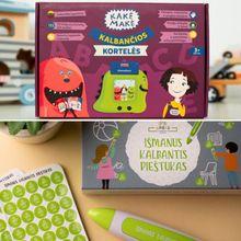 Įkelti vaizdą į galerijos rodinį, Kakė Makė kalbančios kortelės ir Kalbantis pieštukas