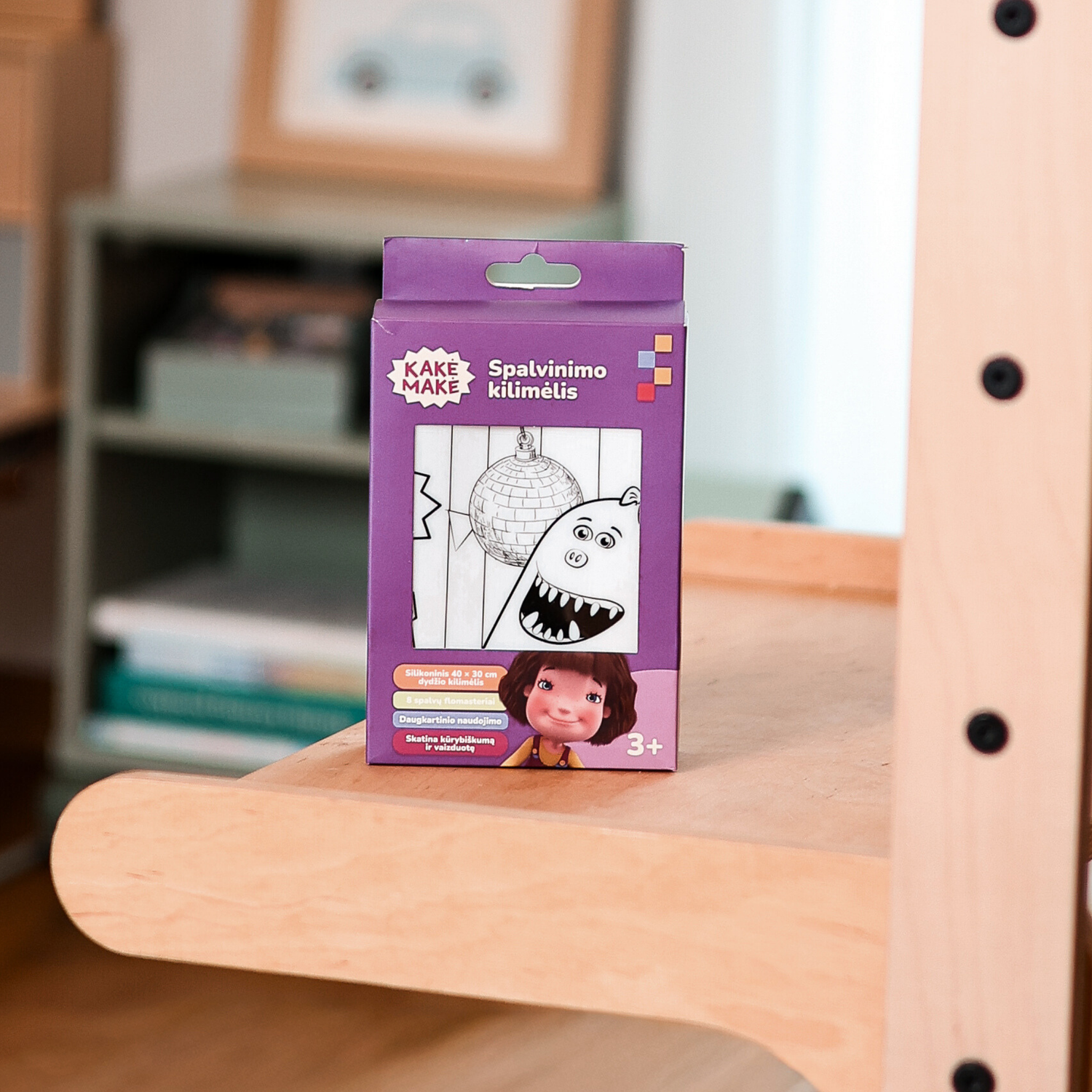 Kakė Makė spalvinimo kilimėlis