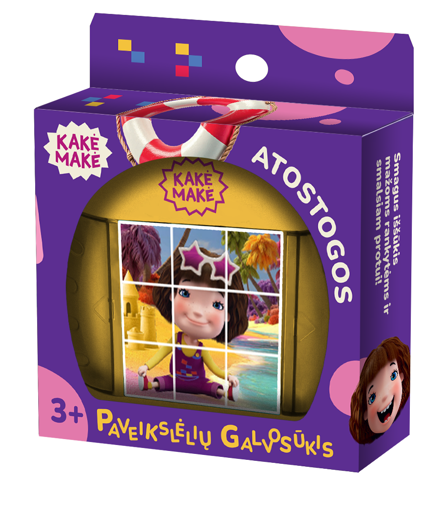 Kakė Makė paveikslėlių galvosūkis „Atostogos“