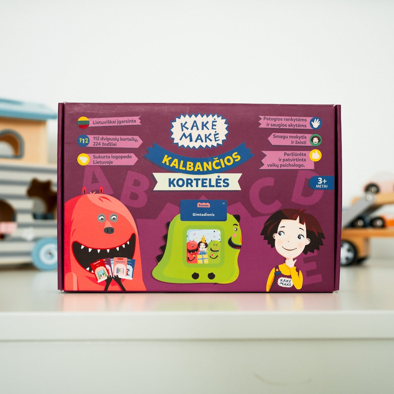 Kakė Makė kalbančios kortelės